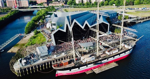 Clyde built Festival at Riverside Museum, Glasgow West End