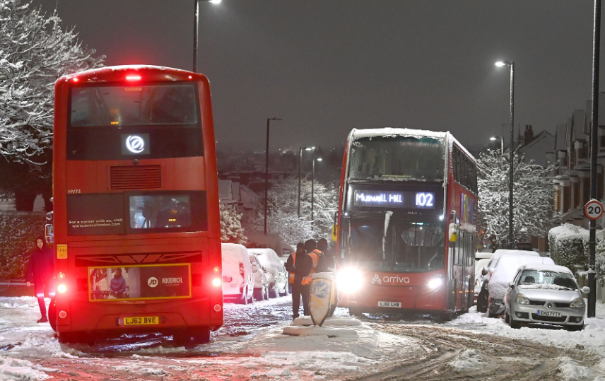 London Under the Snow